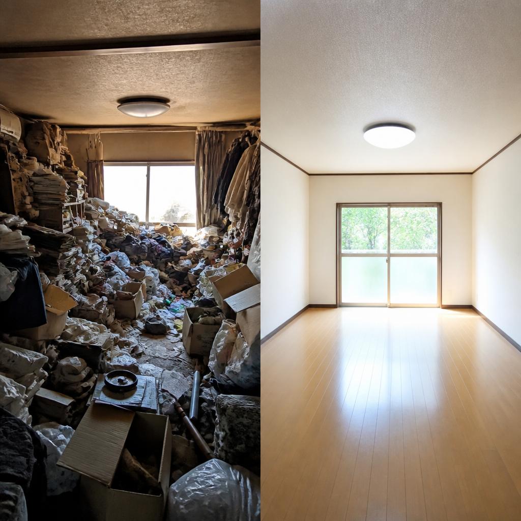 ゴミ屋敷の片付けにも対応