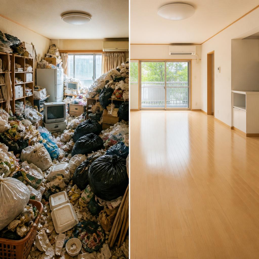 ゴミ屋敷の片付けもお手のもの！横浜市での不用品回収のことならお任せ！