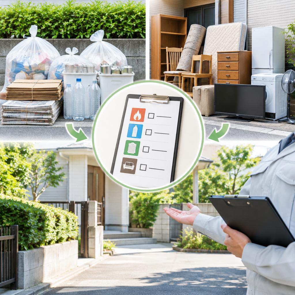 家庭ごみと不要品処分、何が違う？迷いやすい片付けを整理