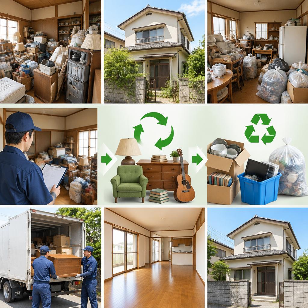 空き家管理も不用品回収も、住まいの状況に合わせて一括対応