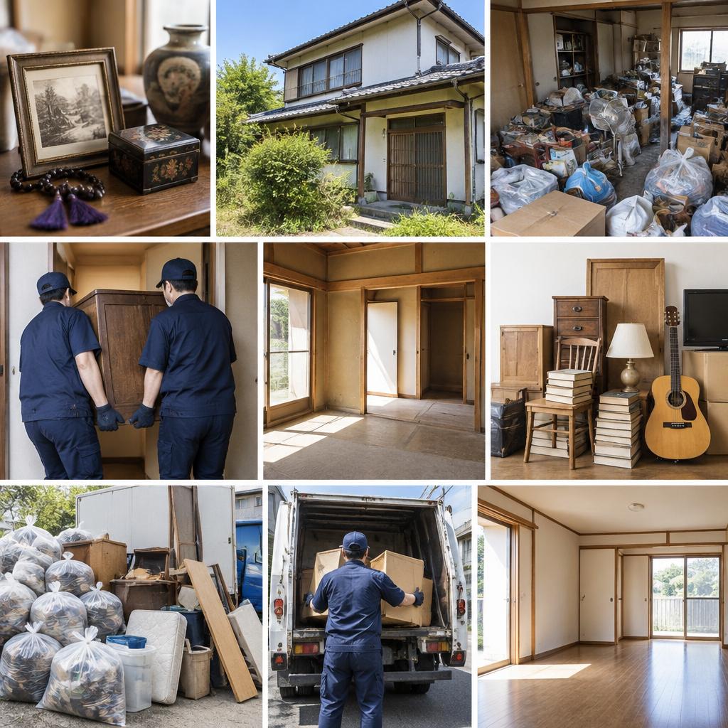 遺品整理からゴミ屋敷の片付けまで、まとめてお任せください