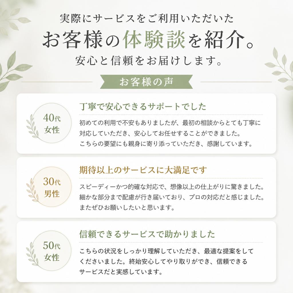 お客様の声