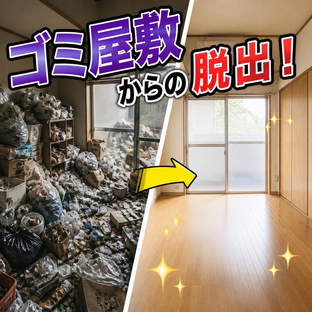 ゴミ屋敷からの脱出！