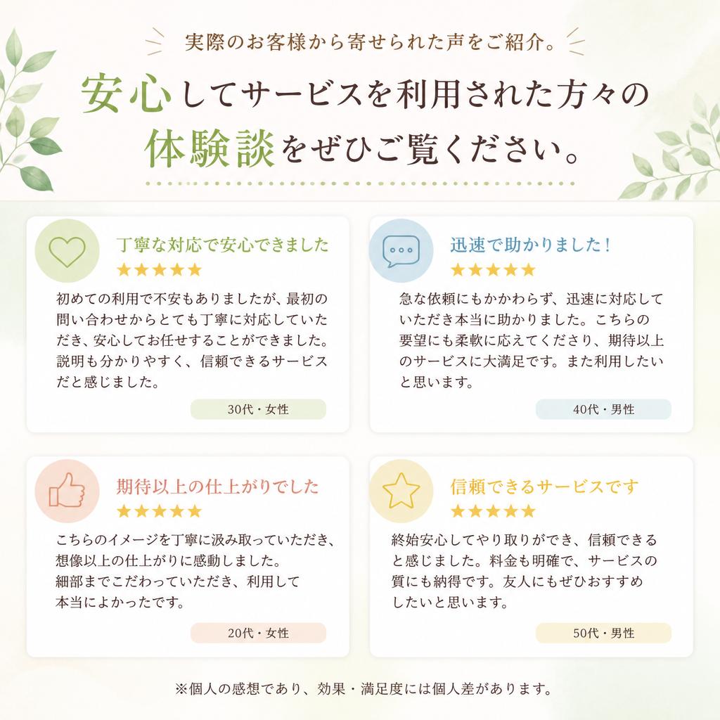 お客様の声