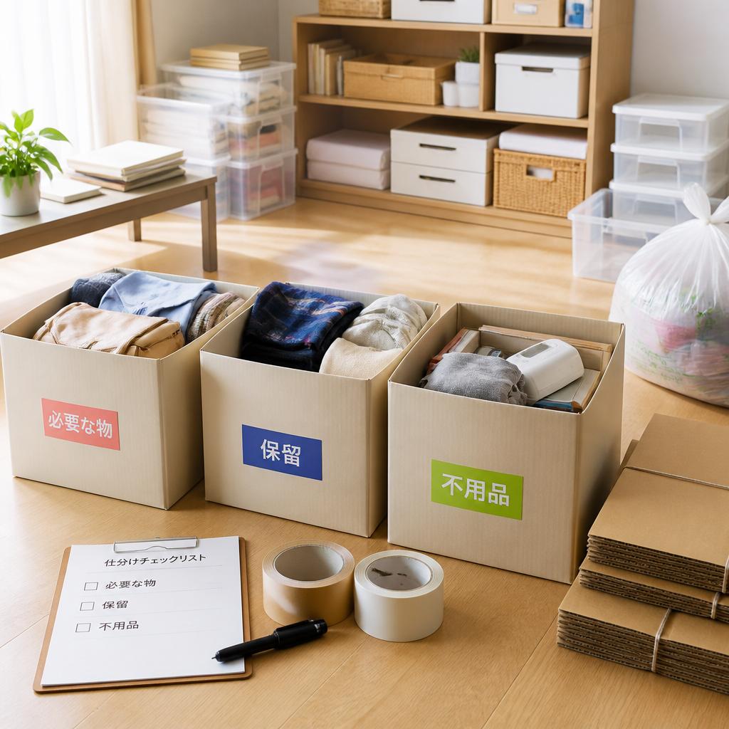 自宅整理の効率的な方法