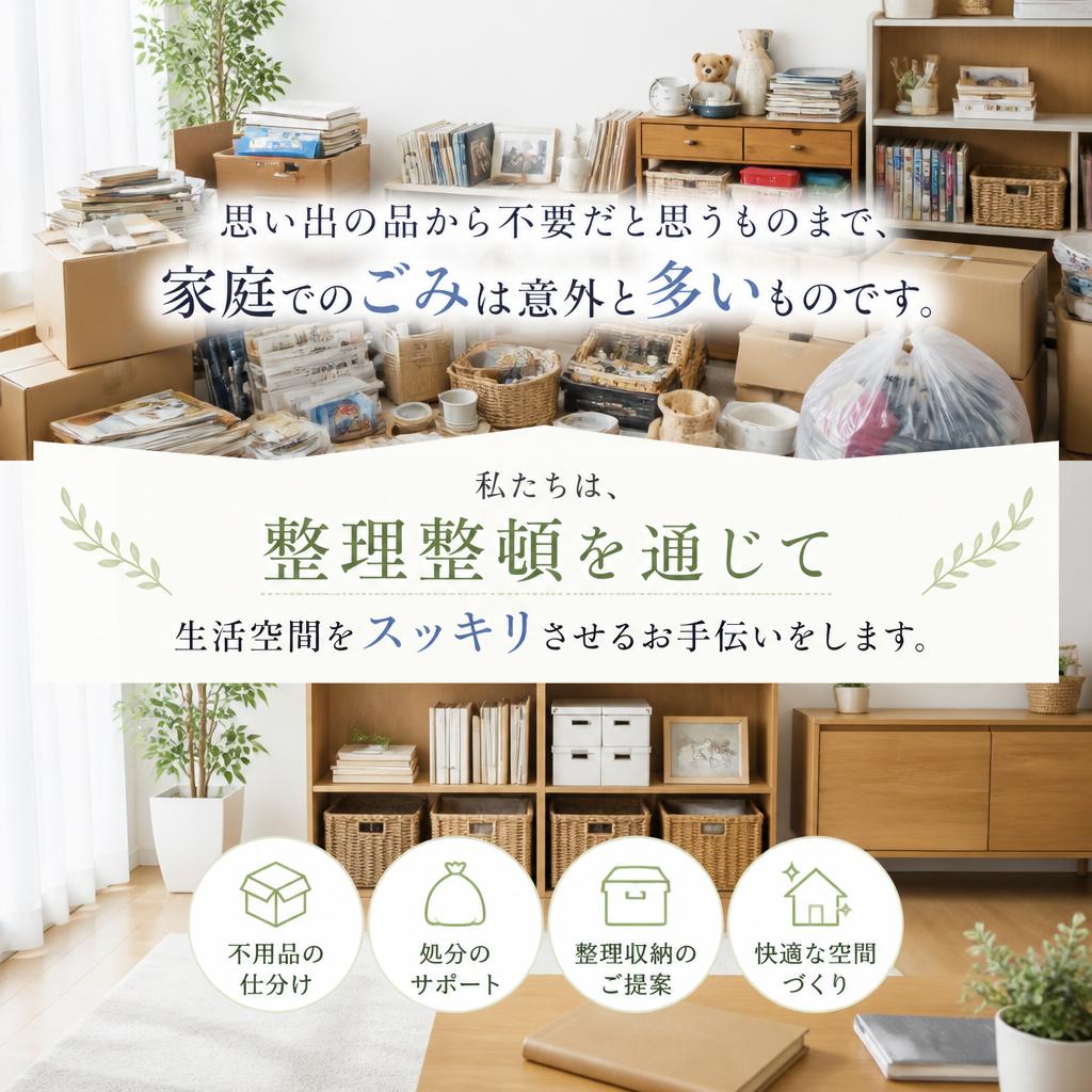 家庭ごみの悩みを解決！