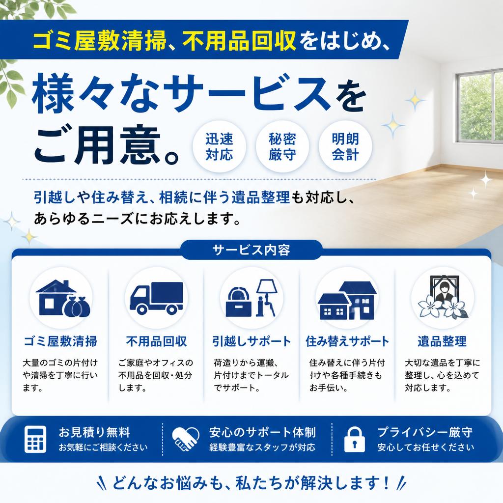 充実したサービス内容