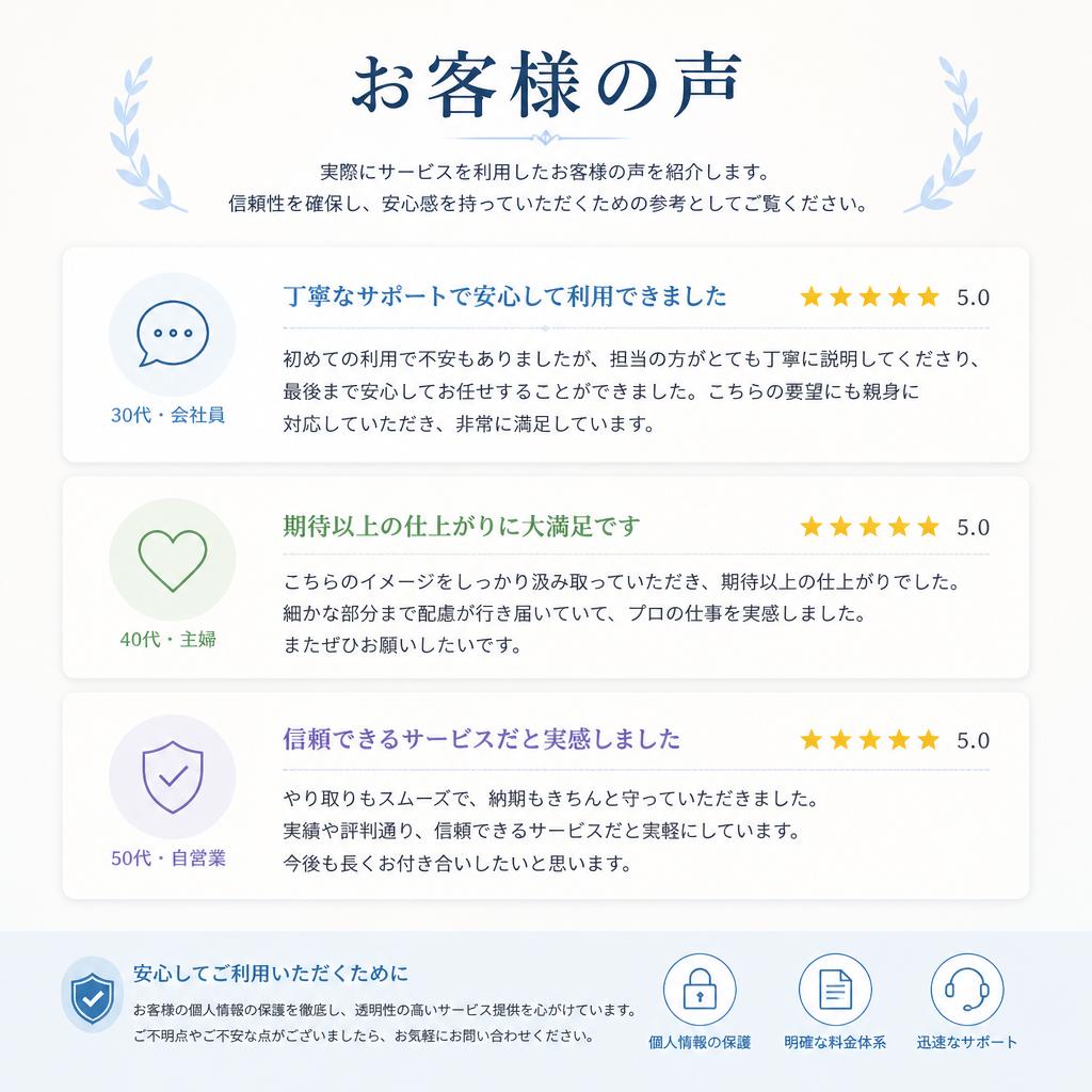 お客様の声
