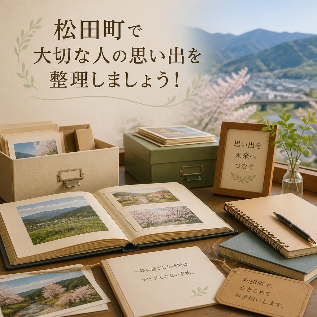 松田町で大切な人の思い出を整理しましょう！
