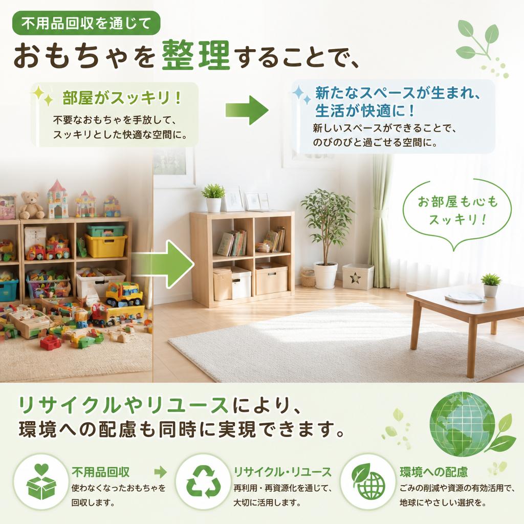 おもちゃ整理のメリット