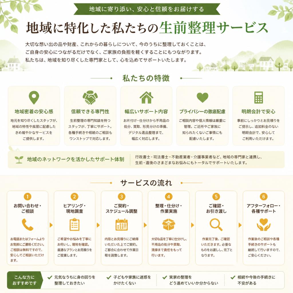 南足柄市の生前整理サービス