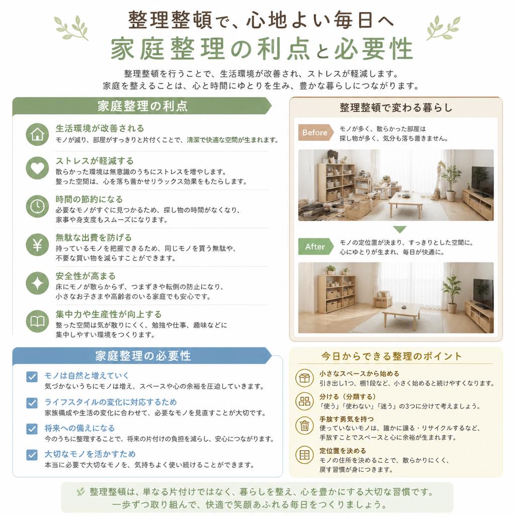 家庭整理の重要性