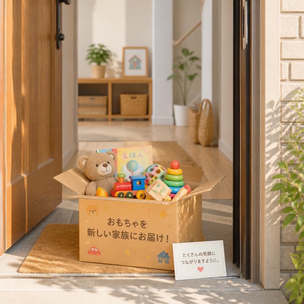 おもちゃを新しい家族にお届け！