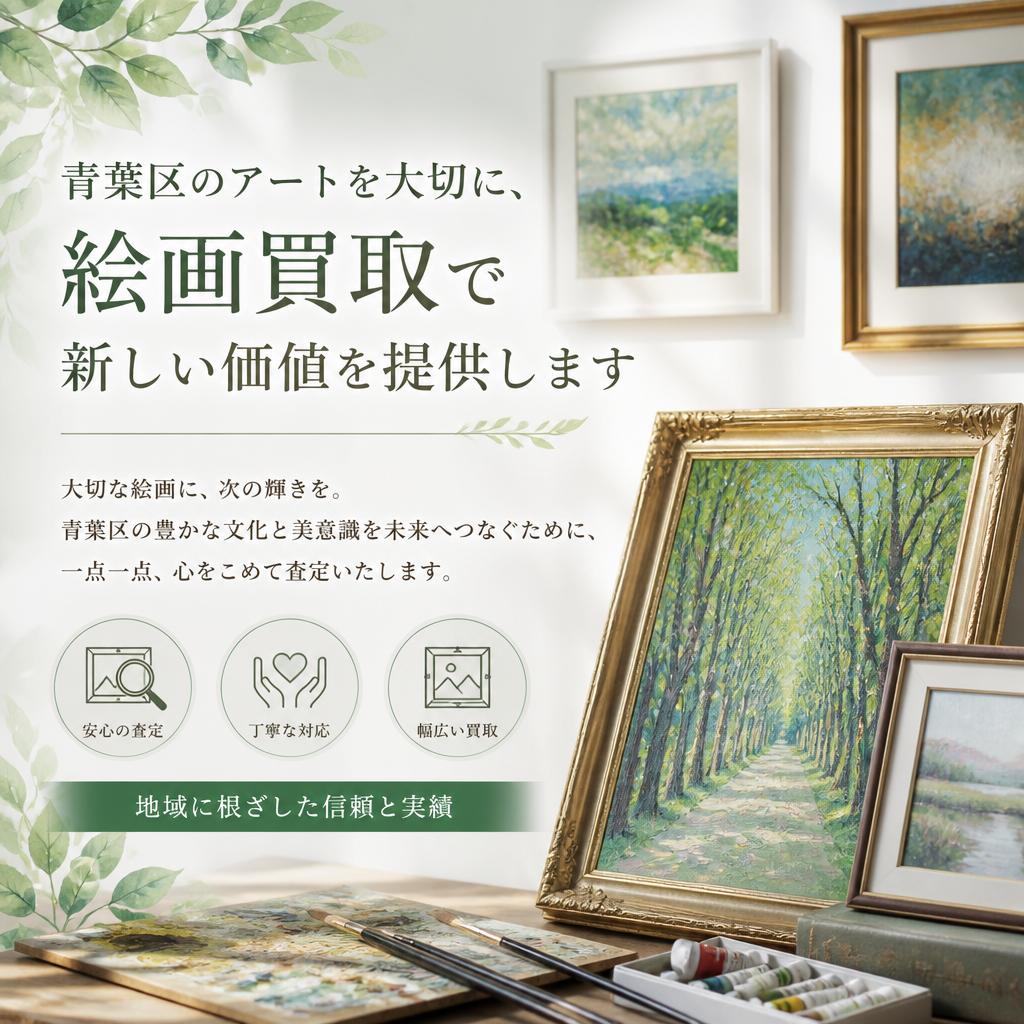 青葉区のアートを大切に、絵画買取で新しい価値を提供します