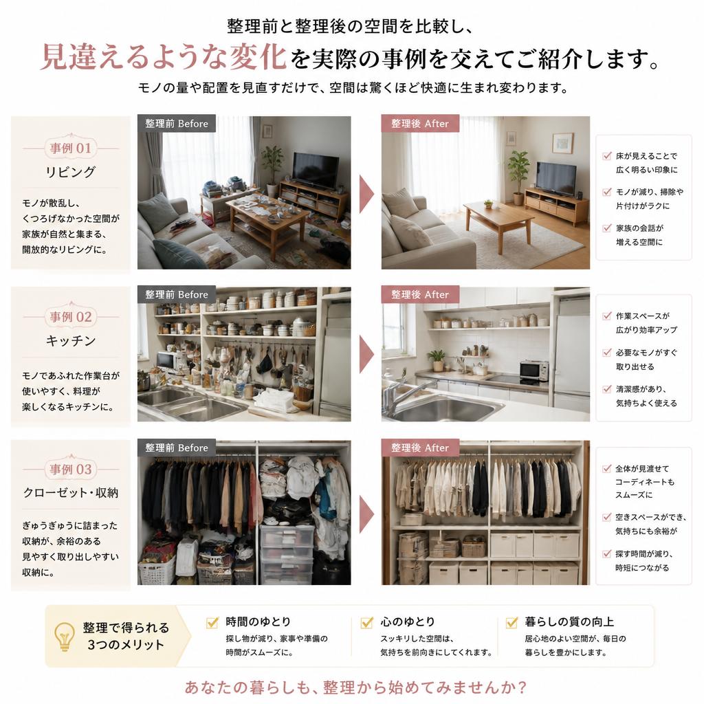 空間再生のビフォーアフター