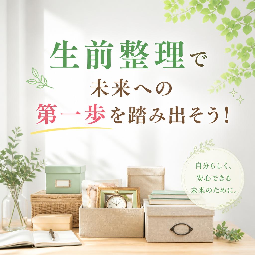 生前整理で未来への第一歩を踏み出そう！