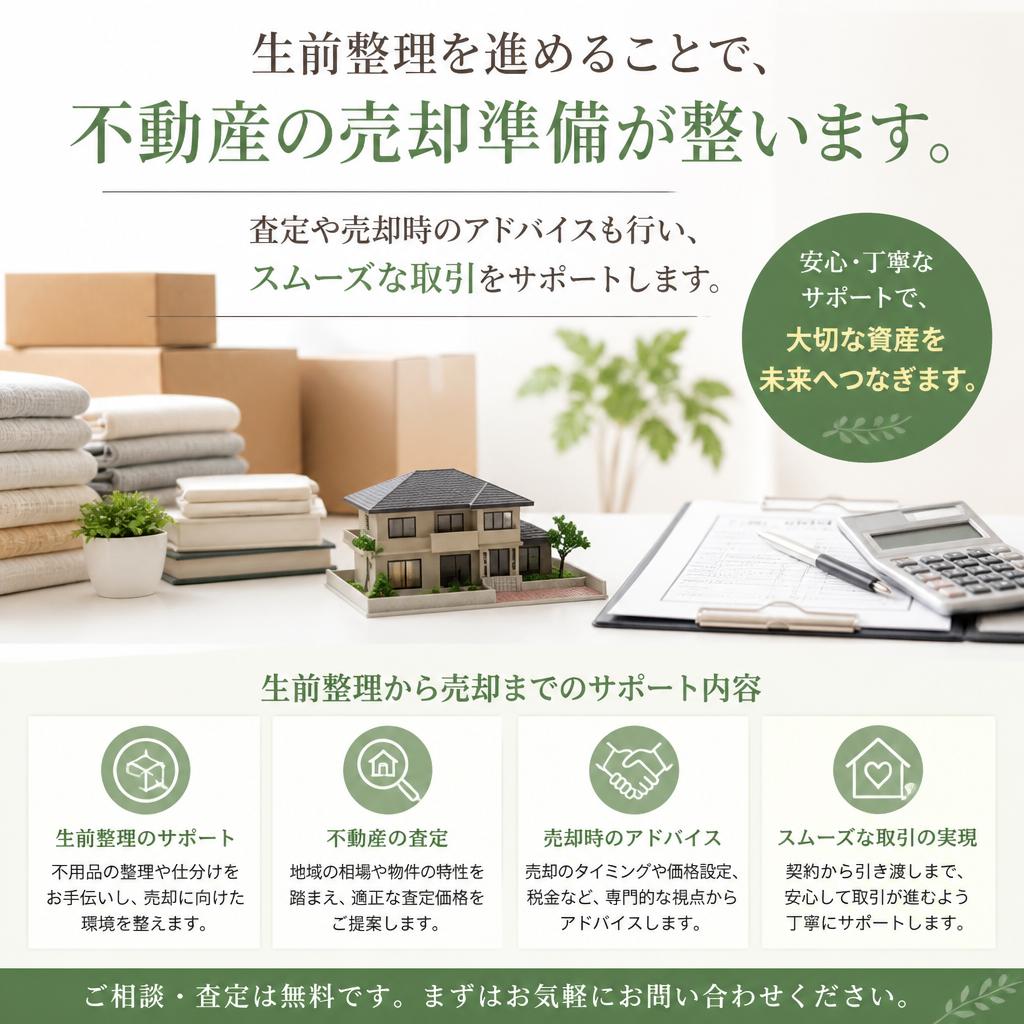 不動産売却に向けた準備