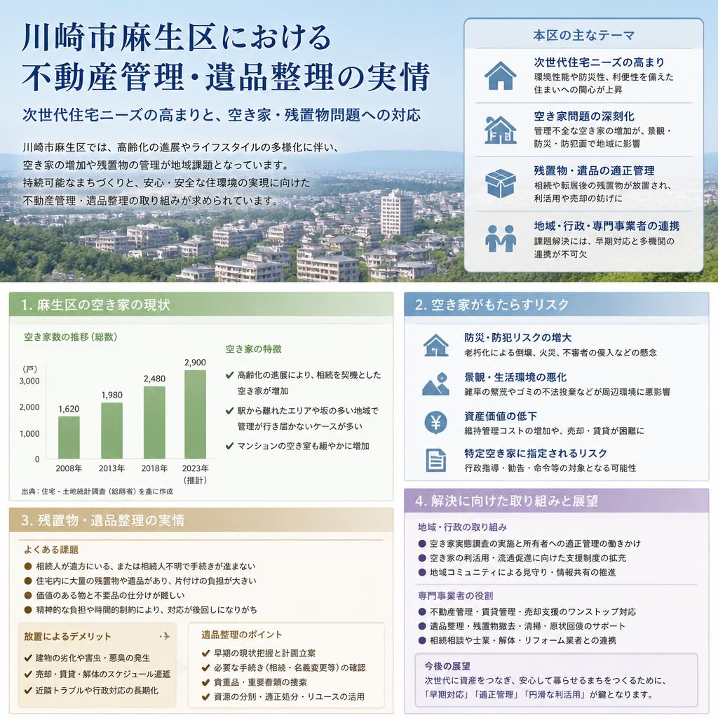 川崎市麻生区の現状と課題