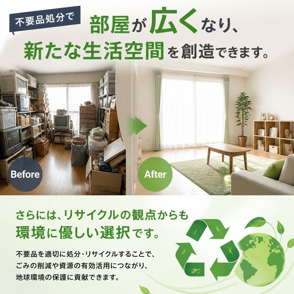 不要品処分のメリット