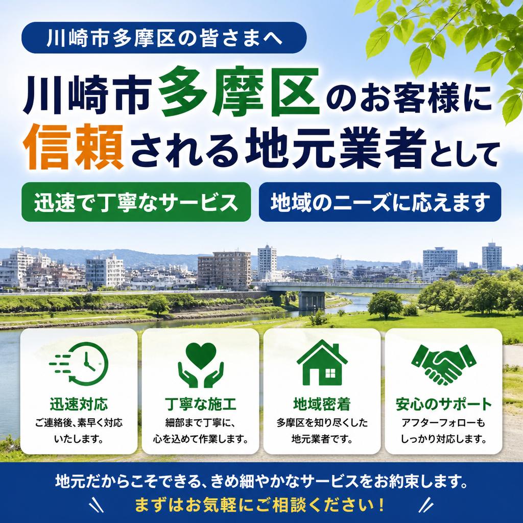 2. 地域密着の信頼