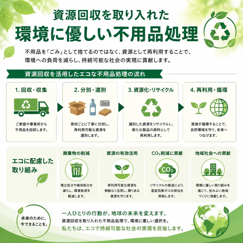 環境に優しい処理方法