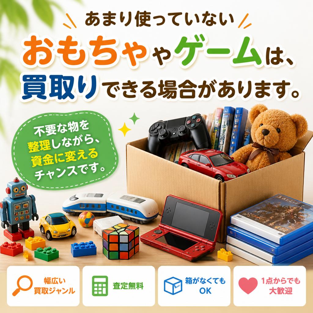 おもちゃ買取りサービスのご案内