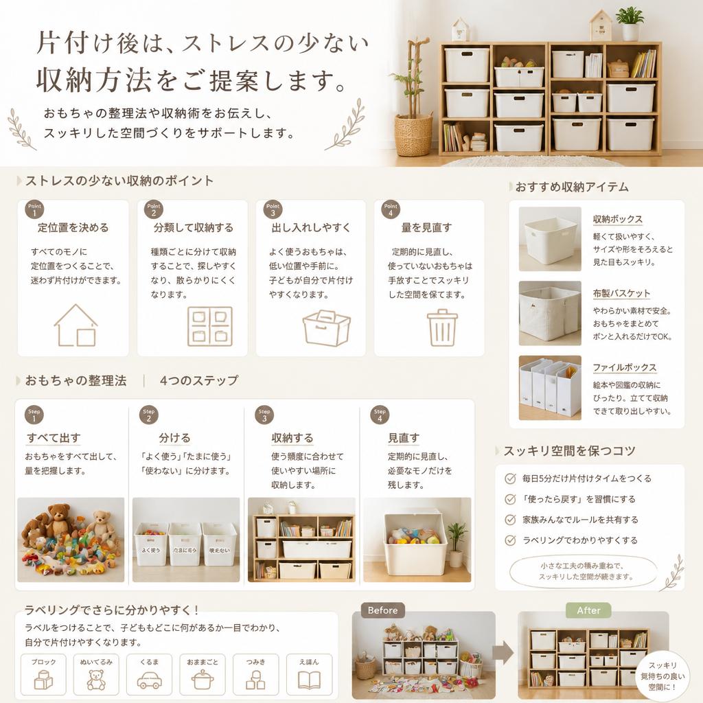 ストレスのない収納アドバイス