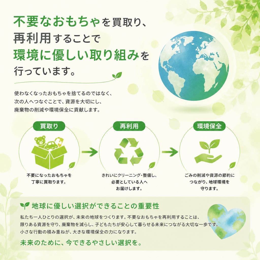 環境保護を考えたリユース