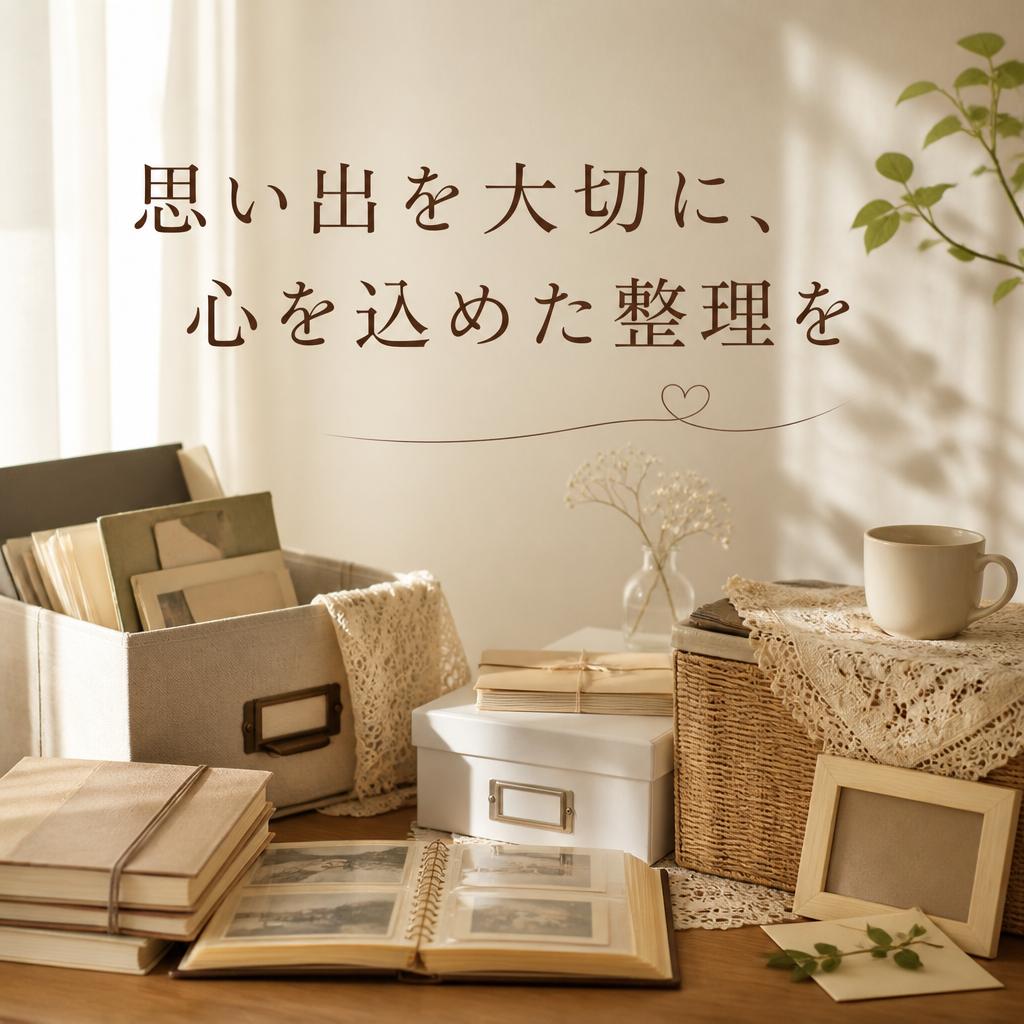 思い出を大切に、心を込めた整理を