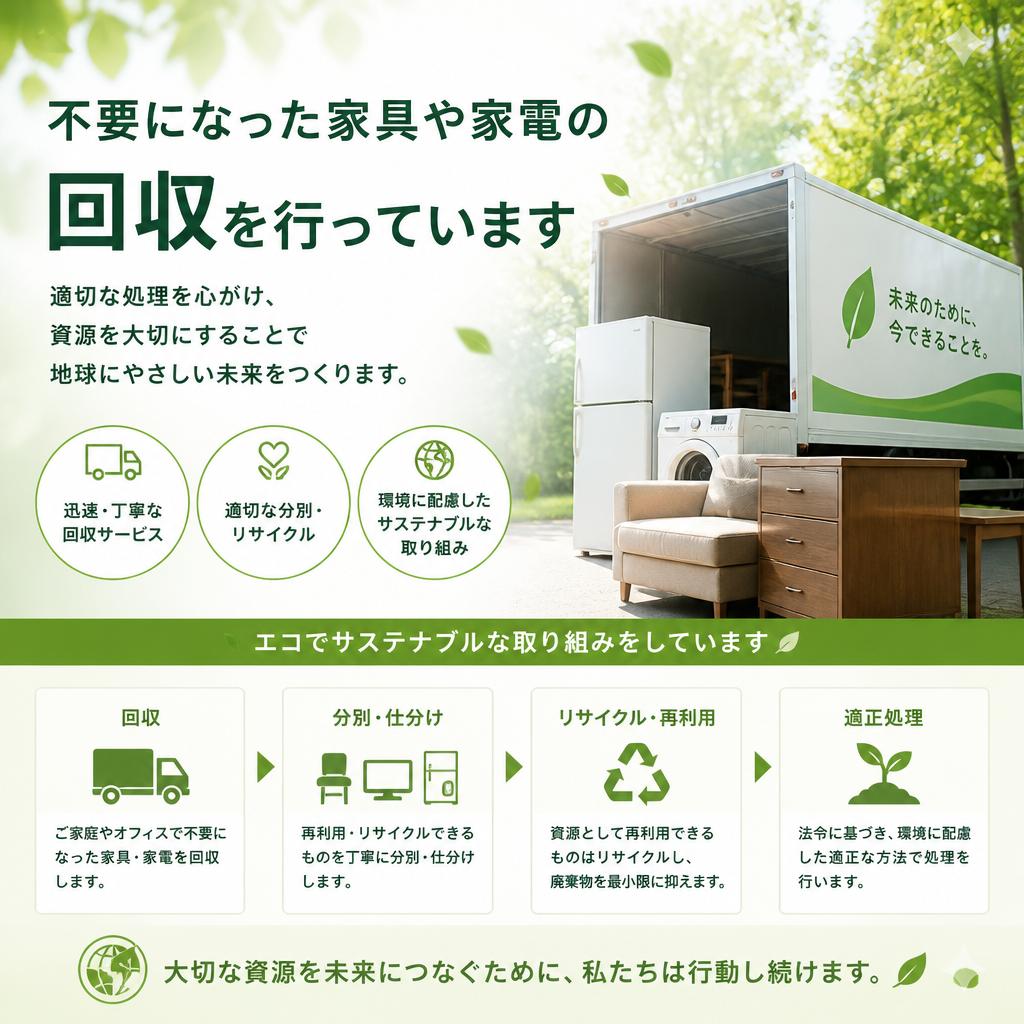 不用品回収の安心サービス