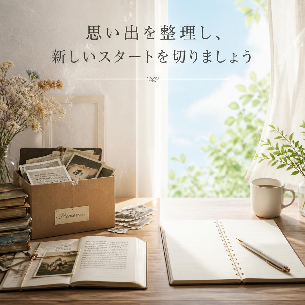 思い出を整理し、新しいスタートを切りましょう