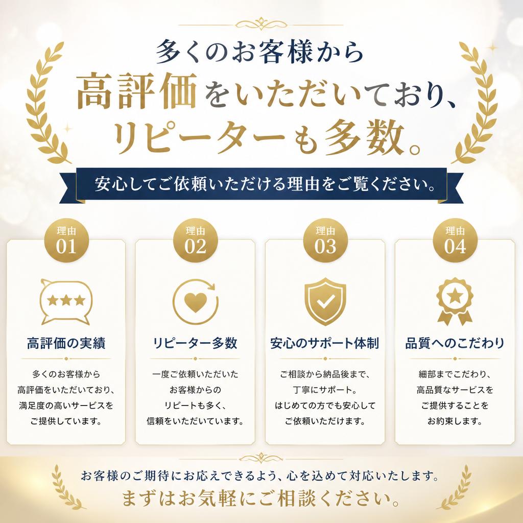 実績とお客様の声