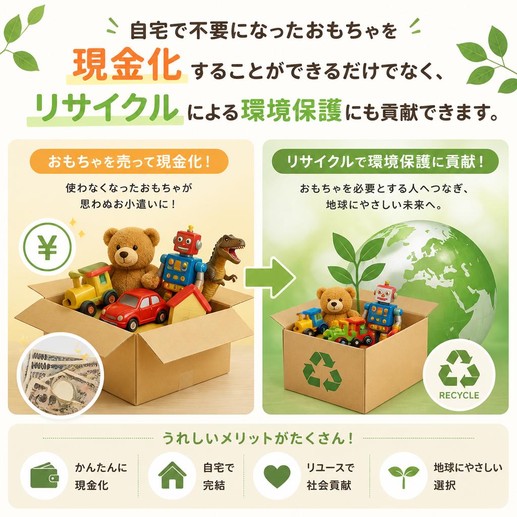 おもちゃ買取のメリットとは？
